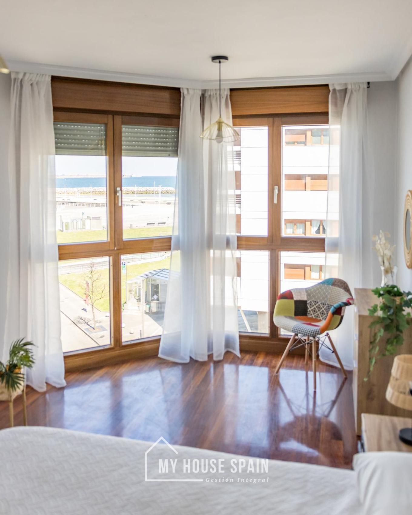 Myhousespain - Playa De Poniente, Con Vistas Al Mar Y Parking Gratuito Gijón Extérieur photo